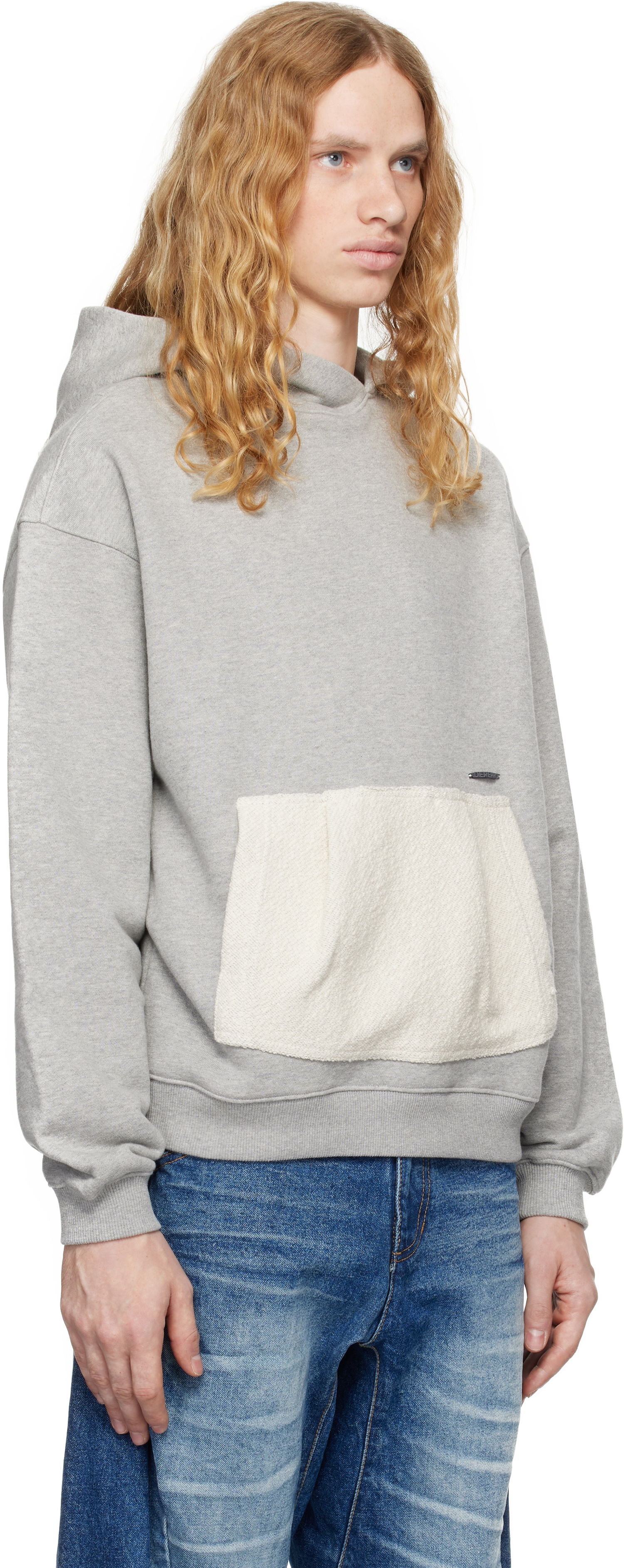 Huppari ADER ERROR Product. 37 Fleece Pocket Hoodie Harmaa | BN01FWHD0106GR, 1