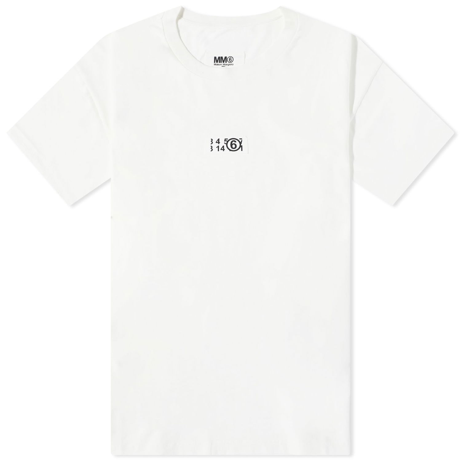 T-paita Maison Margiela Number Logo T-shirt Valkoinen | S52GC0275-S24312-101, 0