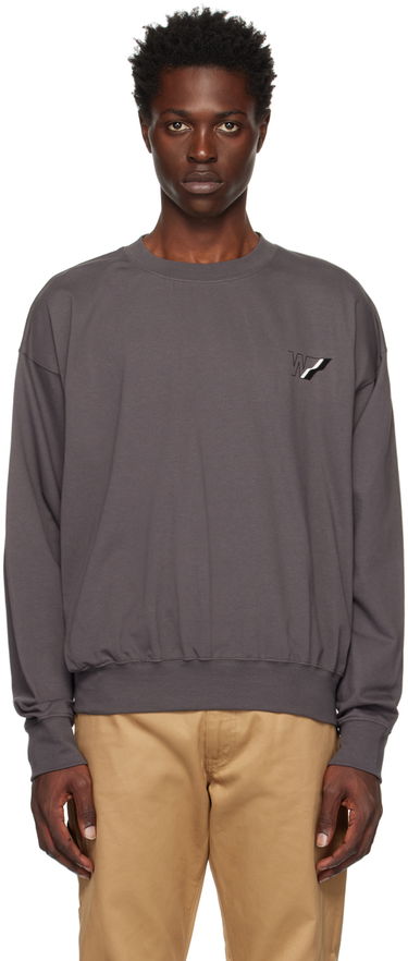 Villapaita We11done We11done W Line Sweatshirt Harmaa | WD-TS3-22-818-U-CH, 0
