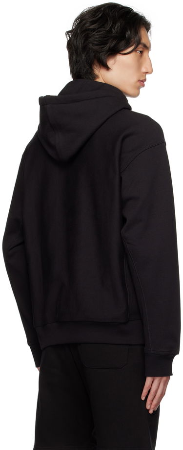 Huppari Carhartt WIP Hooded American Script Sweat Musta | I028279-blk, 3