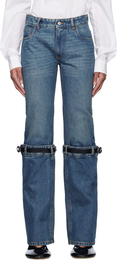 Jeans Coperni Coperni Hybrid Jeans with Straps Sininen | COPP32F2014, 0