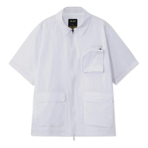 Paita Li-Ning Loose Fit Shirt Valkoinen | ASHR129-1