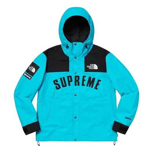 Parka Supreme The North Face Arc Logo Mountain Parka Turkoosi | SUP-SS19-551