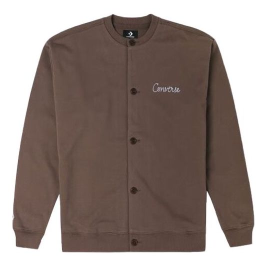 Villapaita Converse Elevated Cardigan Pullover Ruskea | 10024582-A03, 0