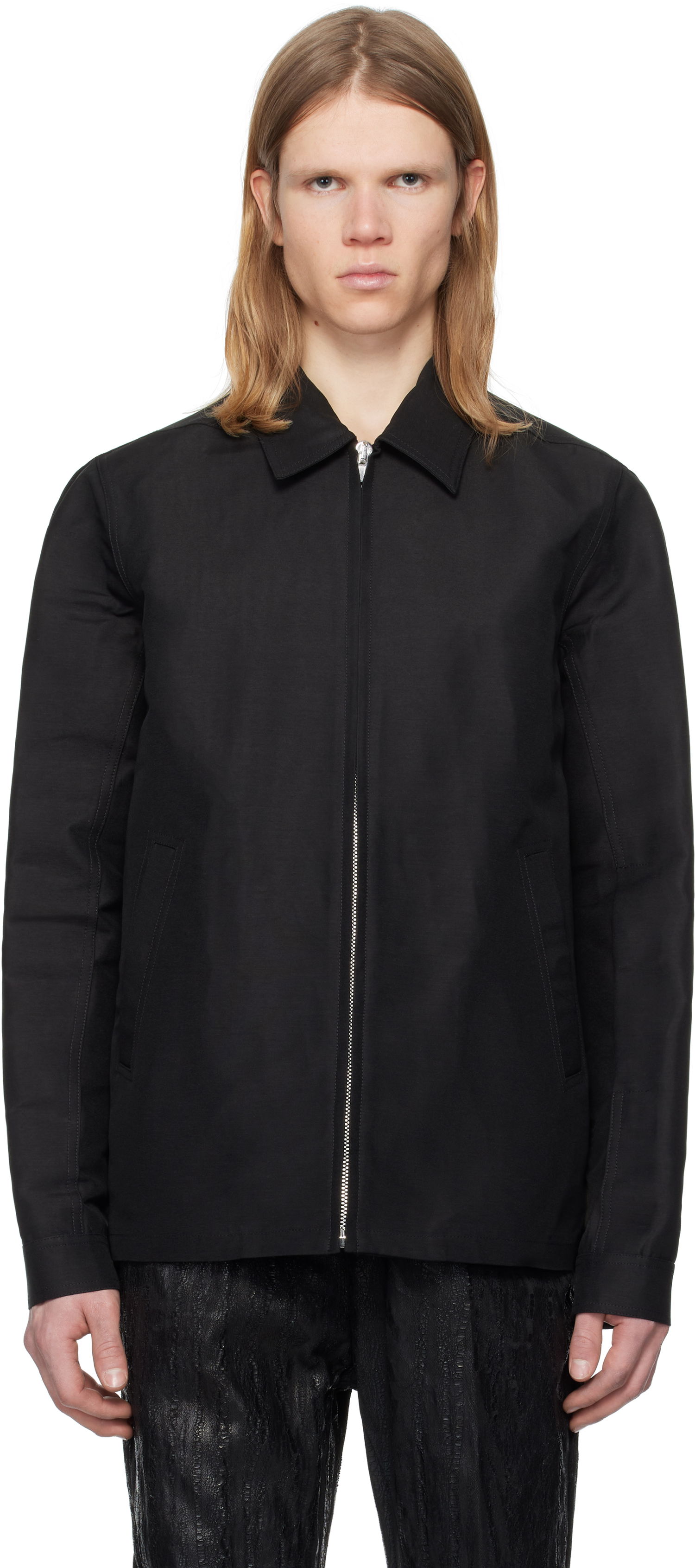 Takki Rick Owens Rick Owens Hollywood Heavy Brad Jacket Musta | RU01E5764 FH, 0