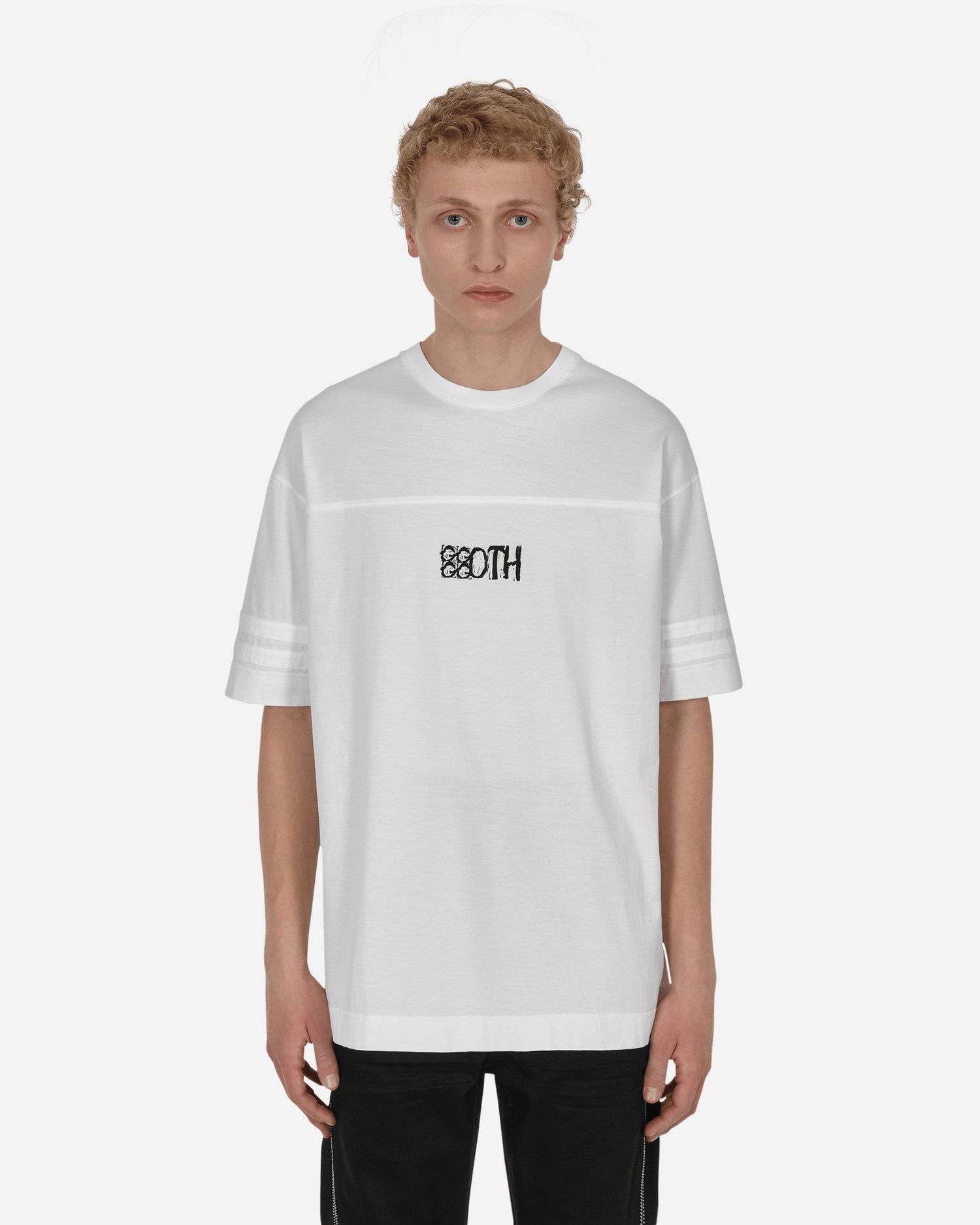 T-paita Givenchy 4G Goth Print Tee Valkoinen | BM71AG3Y6B-100, 1