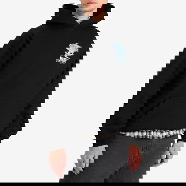 Huppari Butter Goods Terrain Pullover Hoody, Size Large Musta | BG252205-BLK, 2