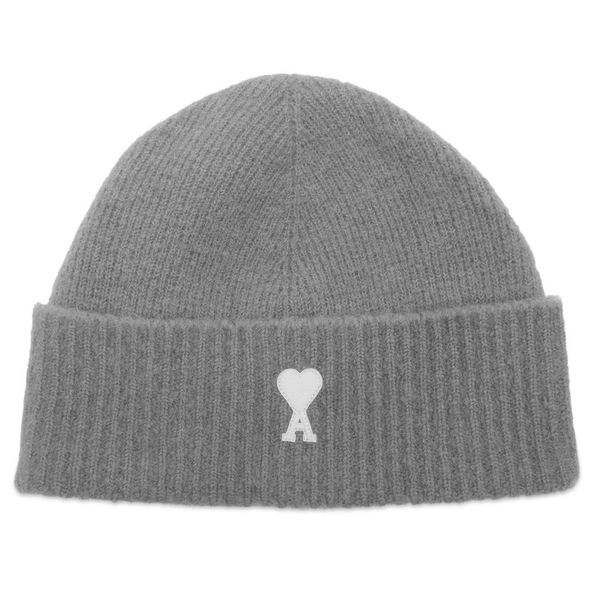Pipo AMI AMI Paris Alpaca Knit Beanie Harmaa | H25UBO005-KN0135-058H25