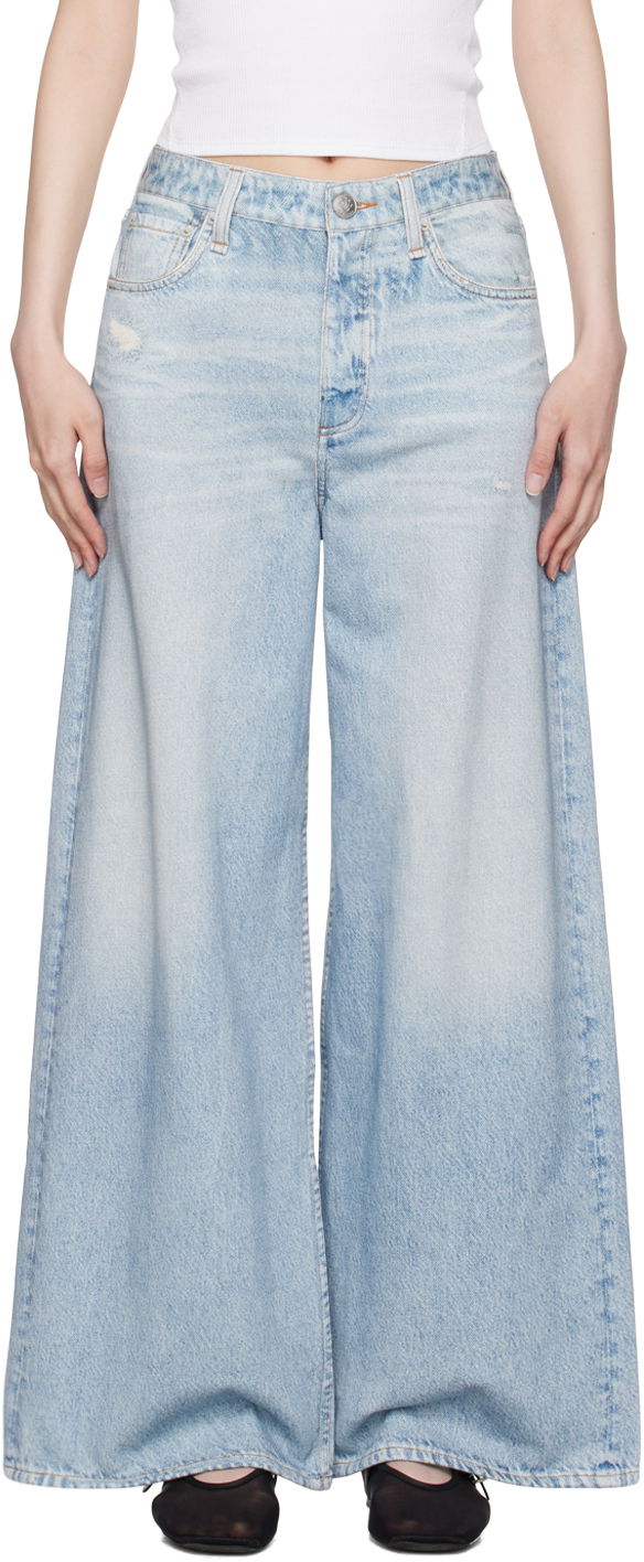 Jeans rag & bone rag & bone Miramar Sofie Ankle Wide-Leg Trousers Sininen | WCW24S70078207