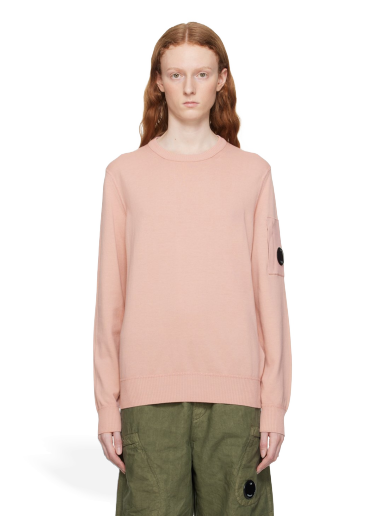 Villapaita C.P. Company Crewneck Sweater Vaaleanpunainen | 14CMKN109A-004128G