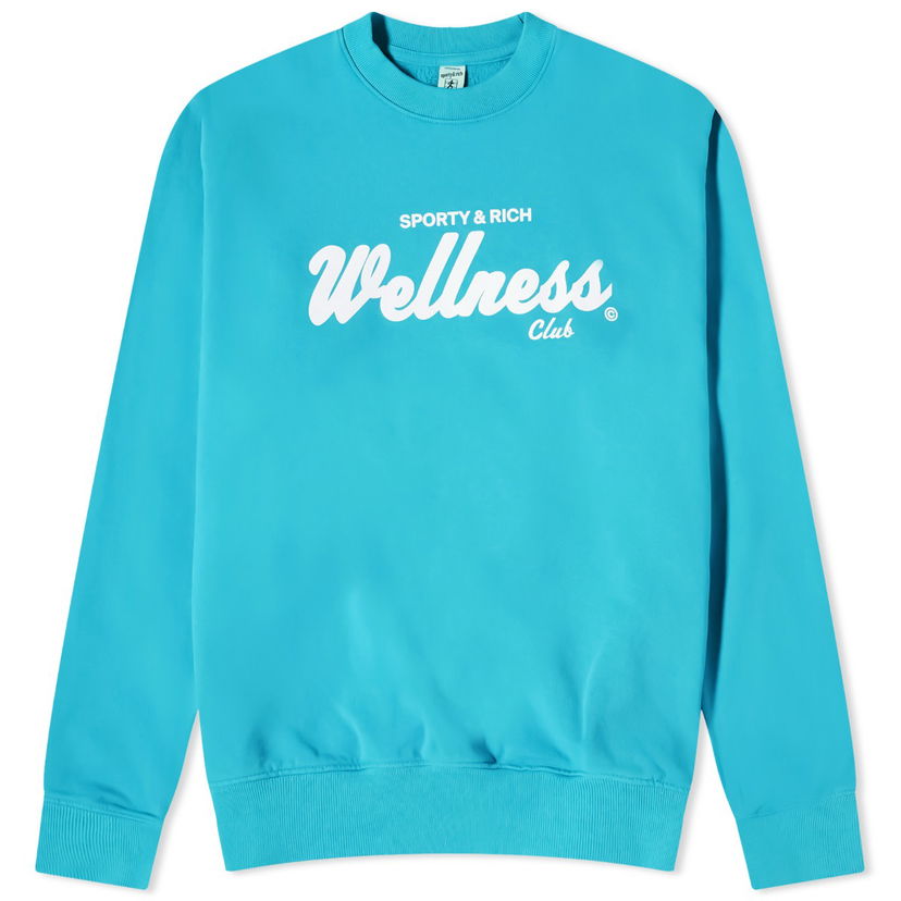 Villapaita Sporty & Rich Draft Crew Sweat Turkoosi | CRAW2333DO