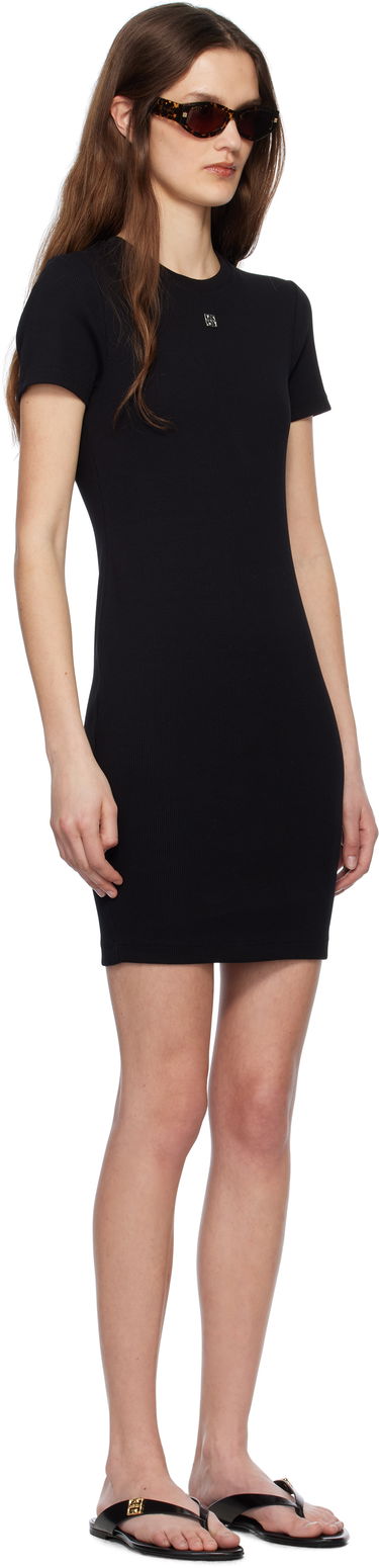 Mekko Givenchy Givenchy 4G Ribbed Tank Mini Dress Musta | BW22CM3YQS001, 1