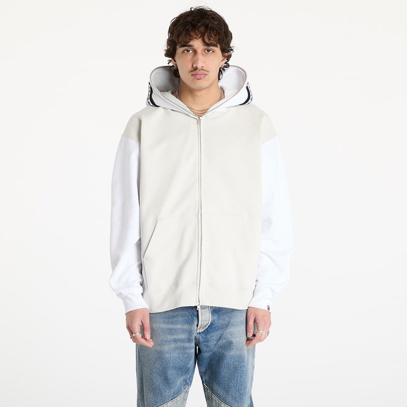 Huppari BAPE Shark Full Zip Hoodie Valkoinen | 001ZPK701311M GRA
