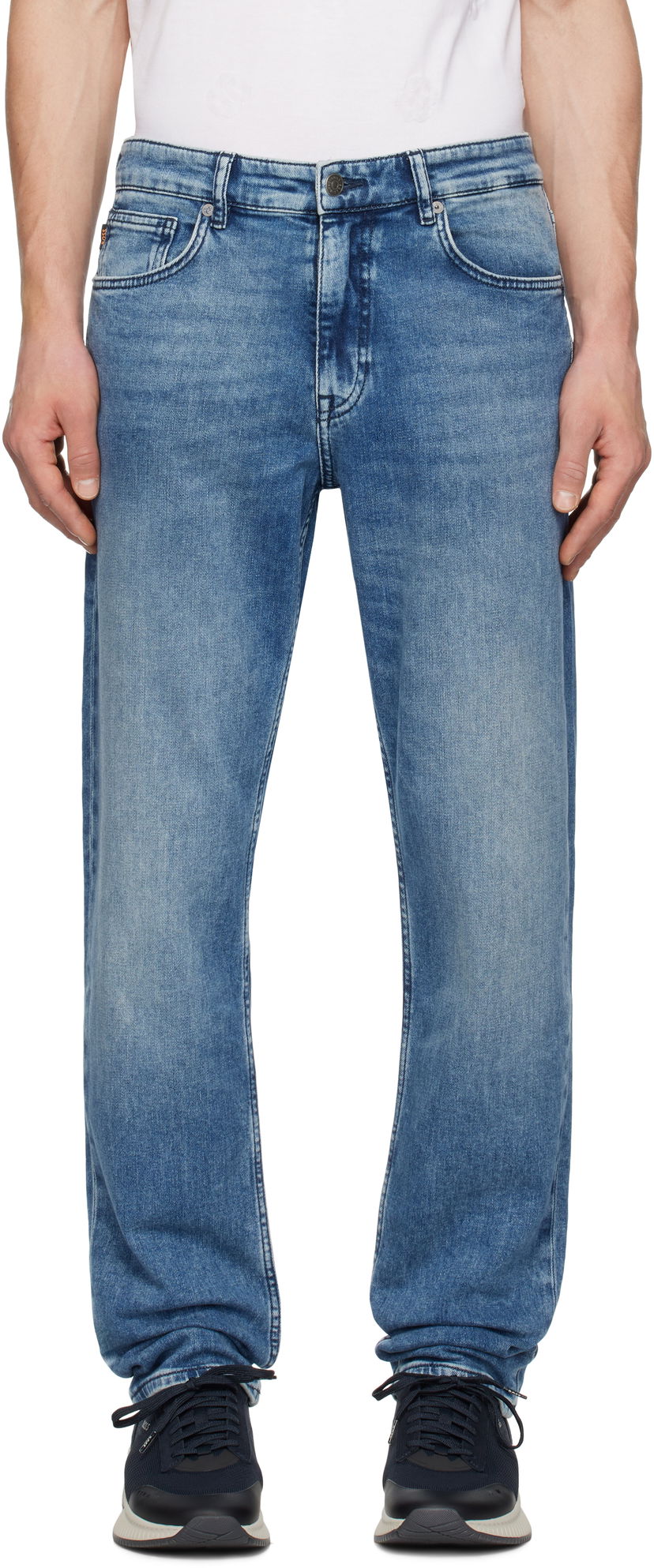 Jeans BOSS Faded Jeans Sininen | 50532538