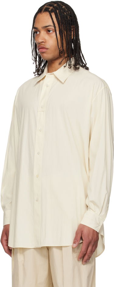 Paita LEMAIRE Lemaire Loop Button-Up Shirt Beige | SH1169 LF1370, 3