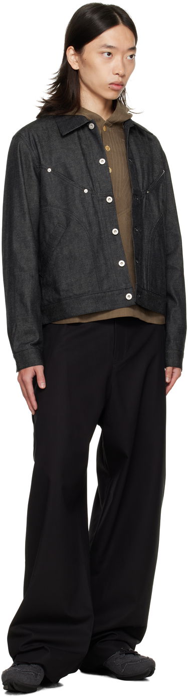 Housut sage NATION SAGE NATION Wide Tailored Trousers Musta | S128 WIDE TAILORED TROUSER COT, 3