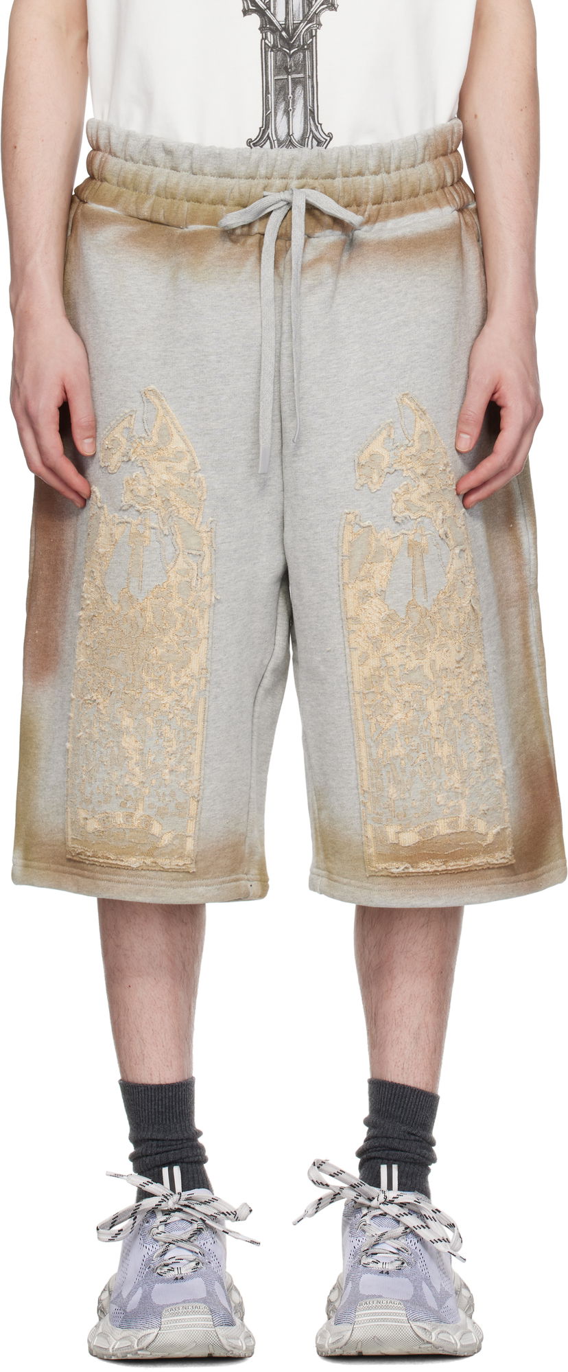 Shortsit Who Decides War Who Decides War Signature Mechanic Shorts Harmaa | 1121070021SS25