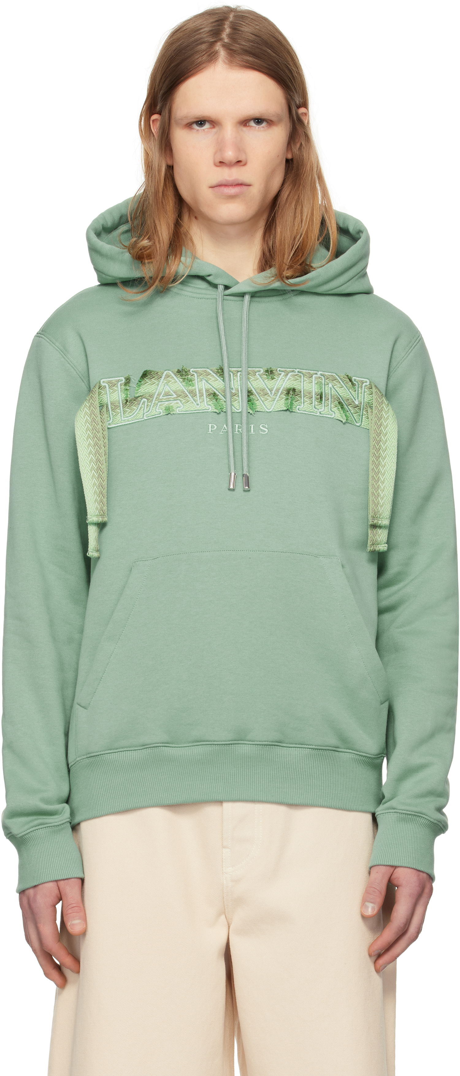 Huppari LANVIN Lanvin Curb Lace Hoodie Vihreä | RM-HO0001-J199-P25, 0
