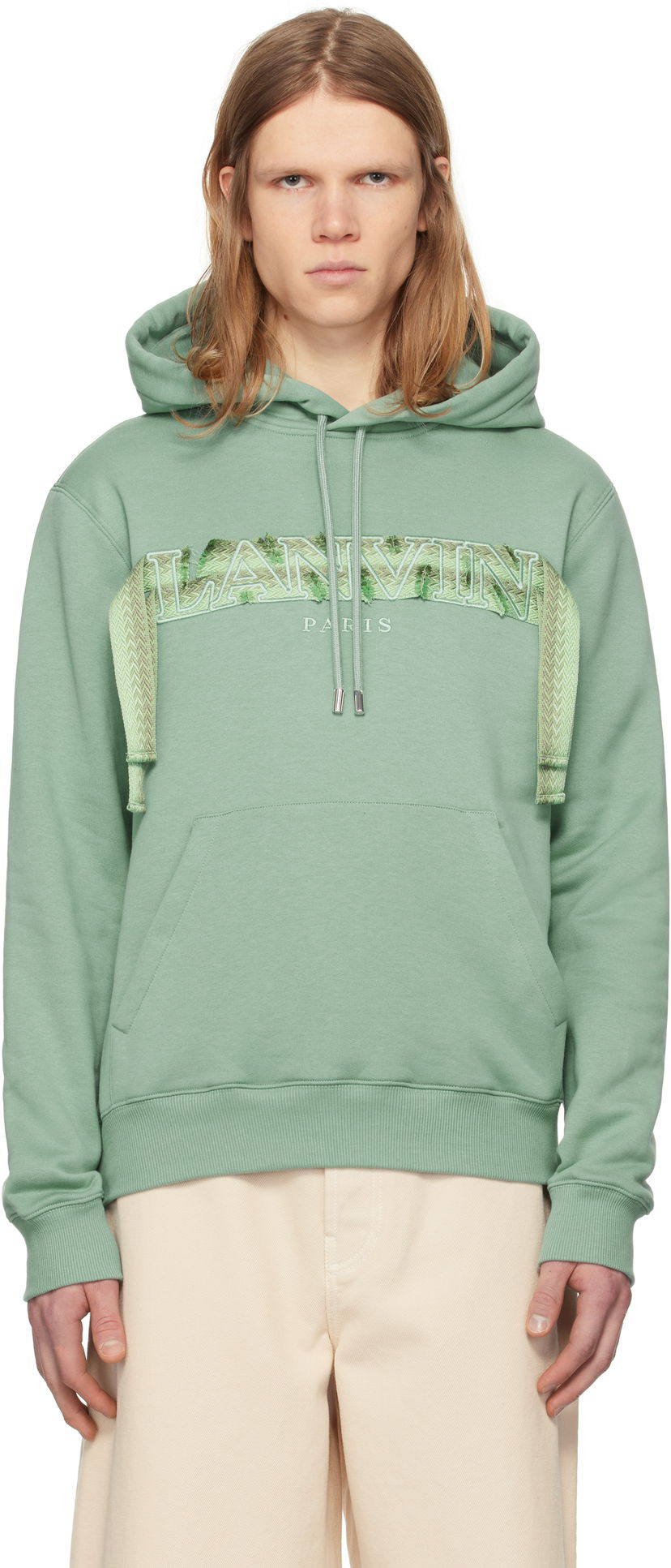 Huppari LANVIN Lanvin Curb Lace Hoodie Vihreä | RM-HO0001-J199-P25