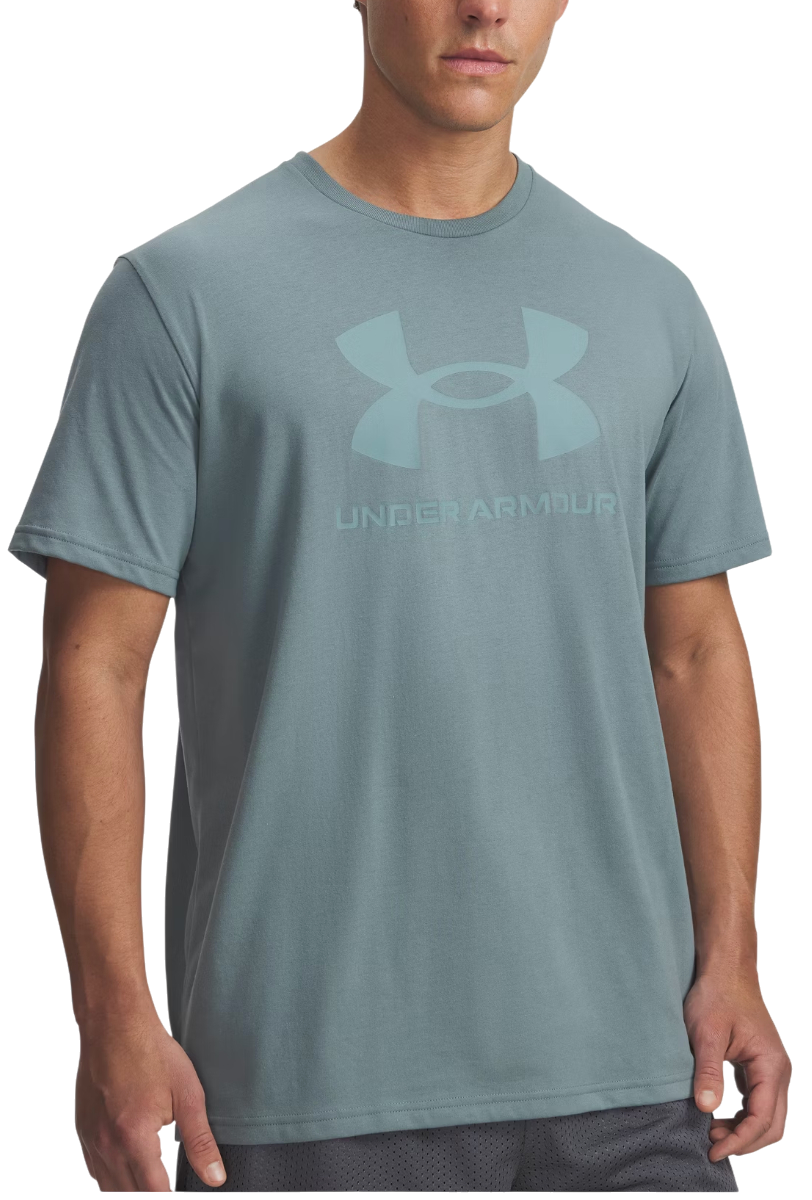 T-paita Under Armour T-Shirt Sportstyle Logo Update Turkoosi | 1382911-587