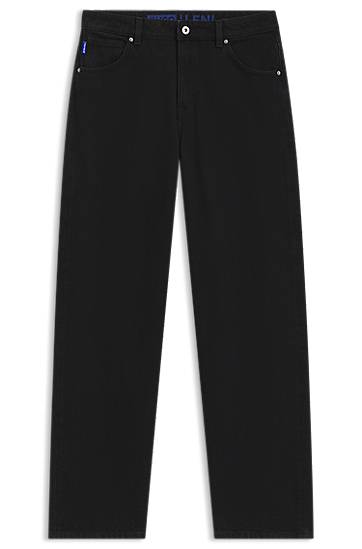 Jeans BOSS Relaxed-Fit Jeans Musta | 50548982