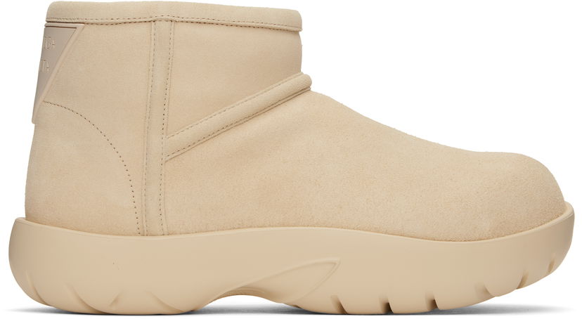Tennarit ja kengät Bottega Veneta Bottega Veneta Snap Ankle Boots Beige | 810717 V1NY1