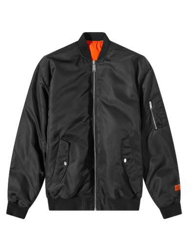 Takki HERON PRESTON 8 Ball Nylon Bomber Jacket Musta | HMEH007S23FAB0011001