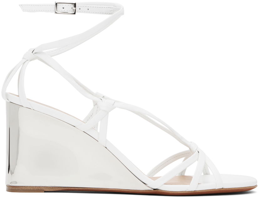 Mekko CHLOÉ Chloé Rebecca Wedge Heeled Sandals Valkoinen | CHC24U989HY