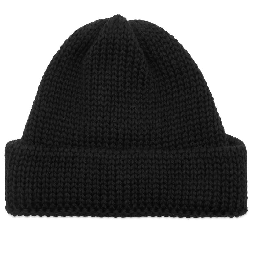 Pipo Universal Works Universal Works British Wool Short Watch Cap Musta | 33350-BLK