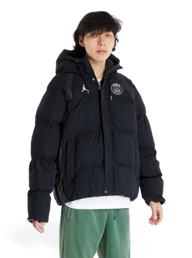 Puffer takki Jordan Paris Saint-Germain Puffer Jacket Musta | DB6494-010
