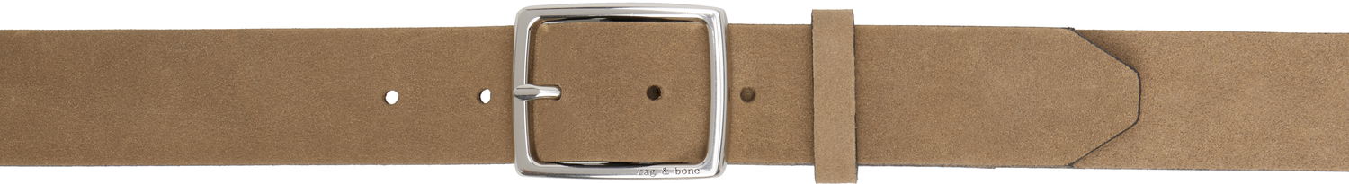 Vyöt rag & bone Rag & Bone Rugged Suede Belt Beige | MIA24FB1017SU17, 0