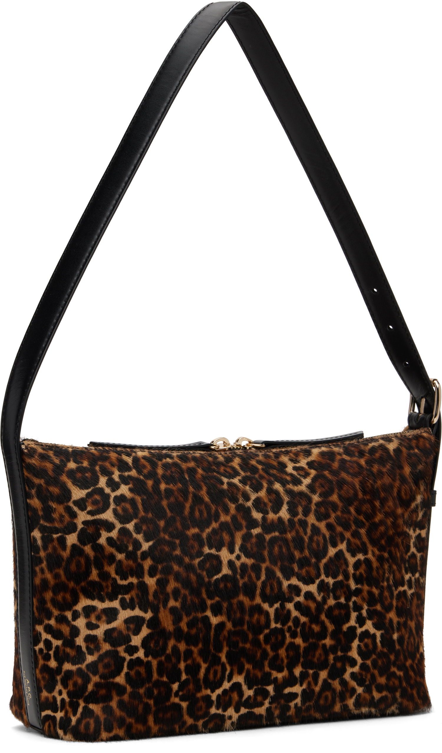 Olkalaukku A.P.C. Leopard Print Shoulder Bag Ruskea | PXCAU-F61974, 1