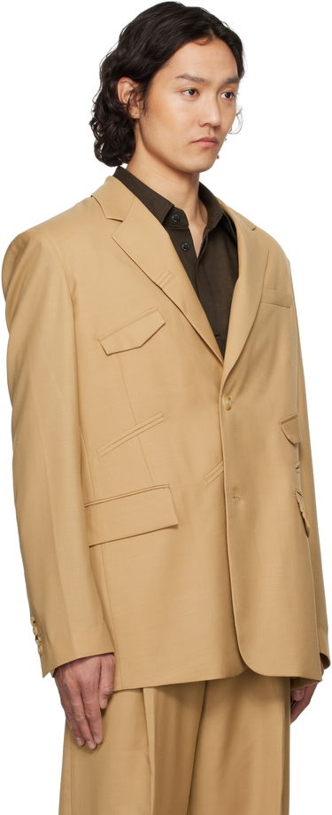 Takki Feng Chen Wang Feng Chen Wang Multi Slash Blazer Beige | FUS19JK01B, 1