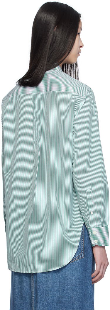 Paita rag & bone Rag & Bone Maxine Striped Shirt Vihreä | WAW23SA041ZE41, 2