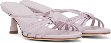 Asusteet Aeyde Aeyde Abby Leather Mules Violetti | A11-HS-PRAR55ST141-SS25-1019-007, 3
