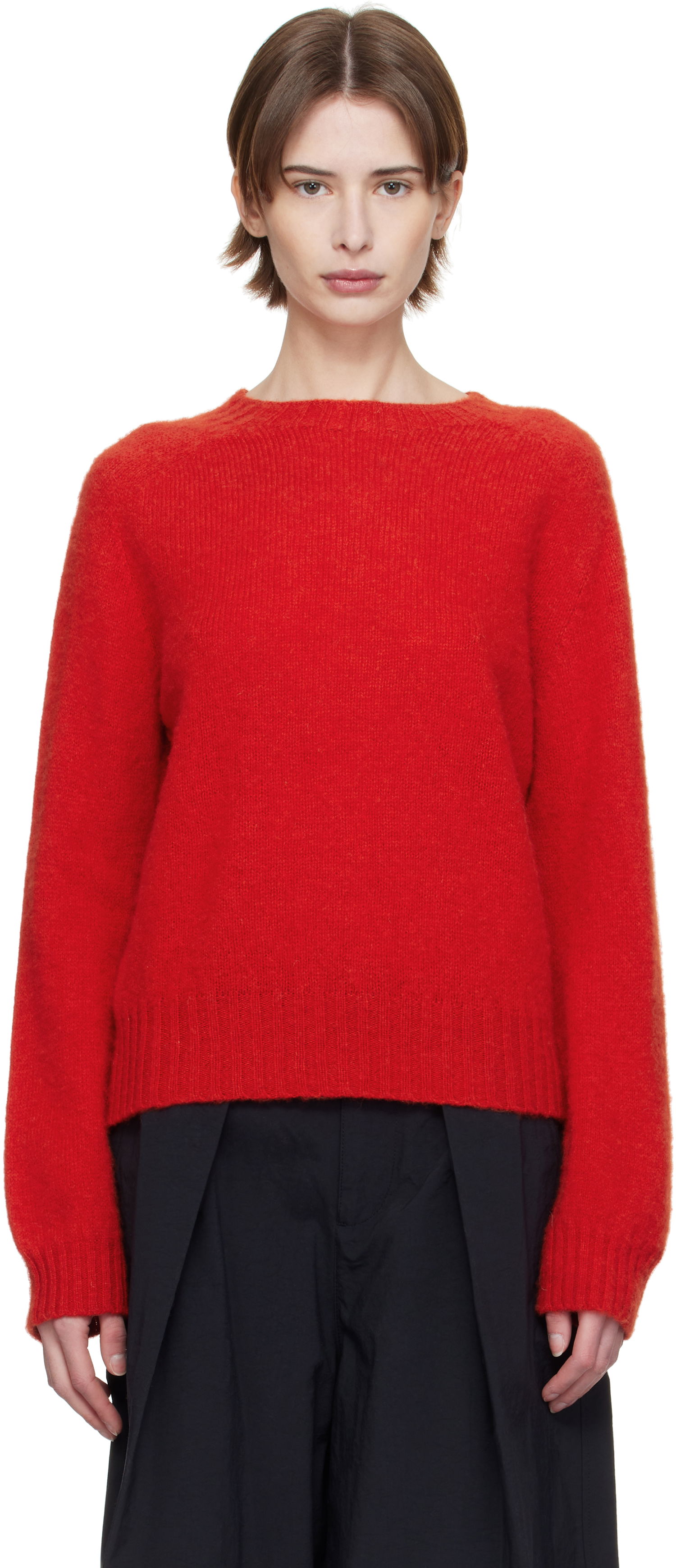 Villapaita YMC YMC Jets Sweater Punainen | Q8XMA, 0