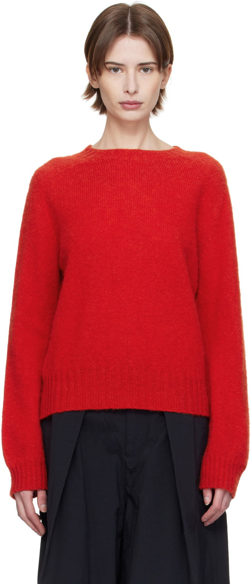 Villapaita YMC YMC Jets Sweater Punainen | Q8XMA
