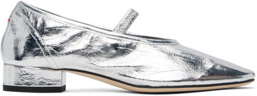 Vaatteet Aeyde Aeyde Pippa Leather Ballerina Flats Metallinen | A11-FL-GLVR25RO126-SS25-920-068, 0
