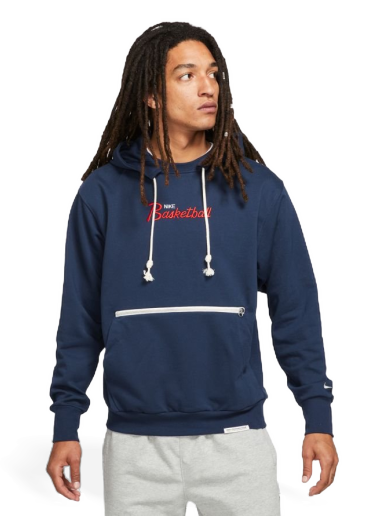 Huppari Nike Dri-Fit Standard Issue Pullover Hoodie Tummansininen | DA5942-419