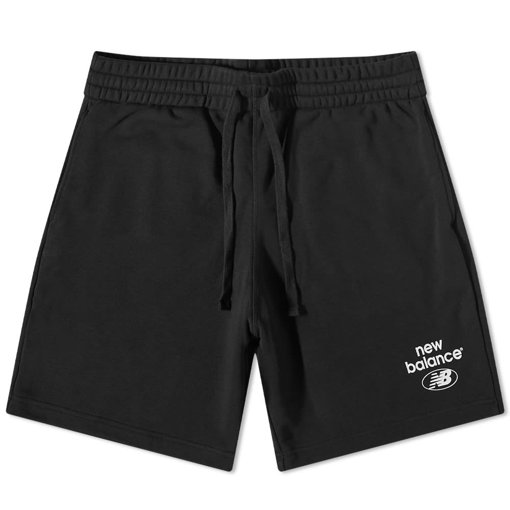 Shortsit New Balance Essentials Fleece Short Musta | MS31520-BK, 0