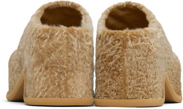 Kengänhoito Dries Van Noten Dries Van Noten Shearling Slip-on Loafers Beige | MS251-758, 1