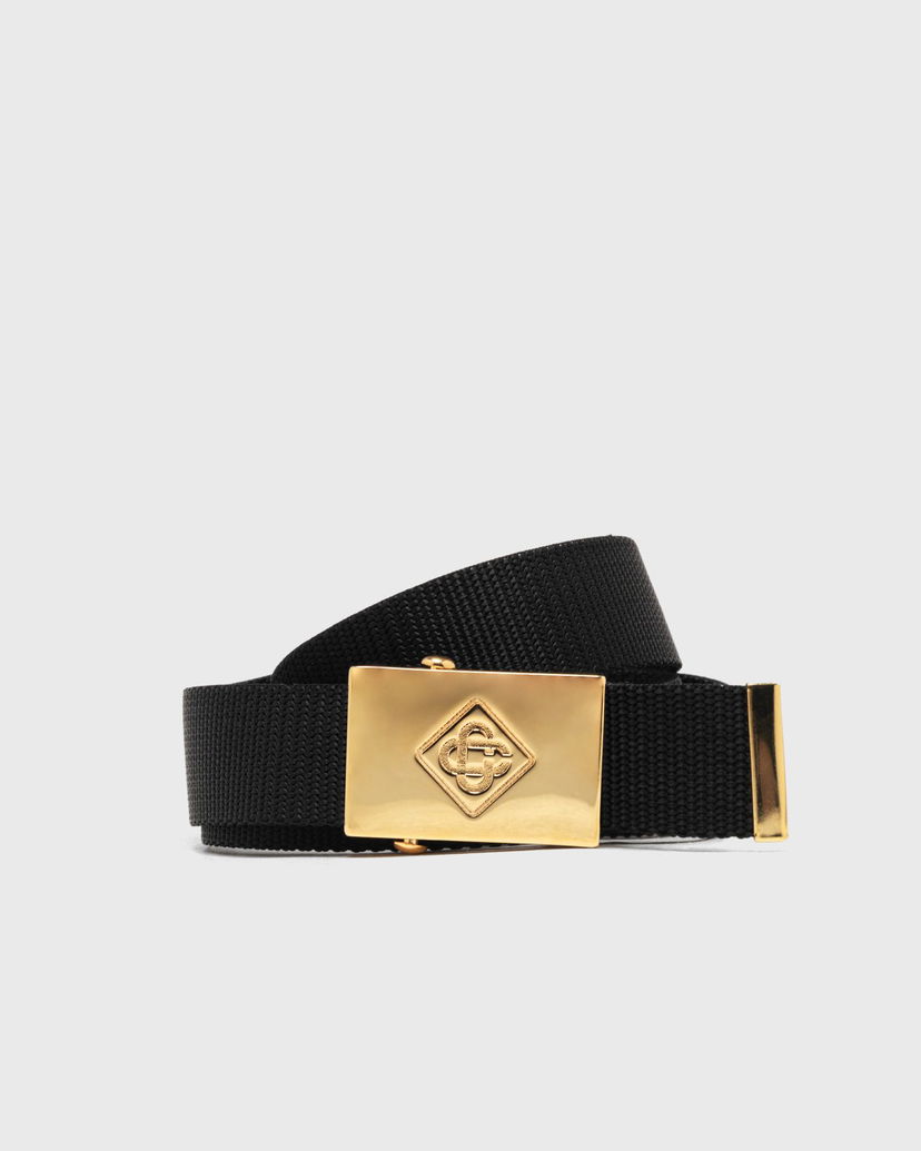 Vyöt Casablanca Diamond Logo Webbing Belt Musta | APF25-ACC-258-01