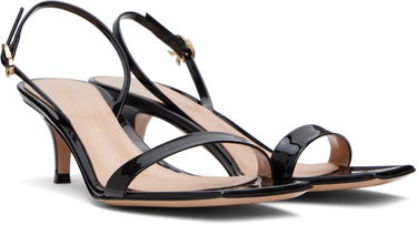 Asusteet Gianvito Rossi Gianvito Rossi Ribbon Kitten Heel Sandals Musta | G32091-55RIC-VER, 3