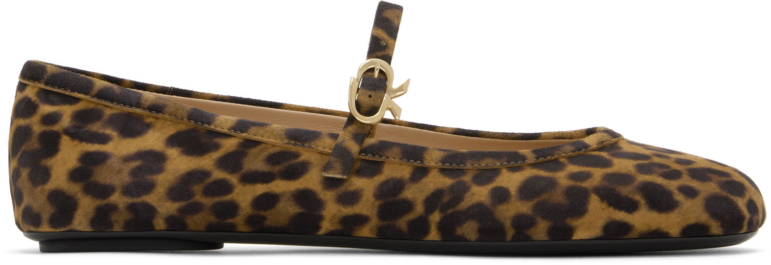 Tennarit ja kengät Gianvito Rossi Carla Ballerina Flats Ruskea | G22223-05GOM-CMD, 0