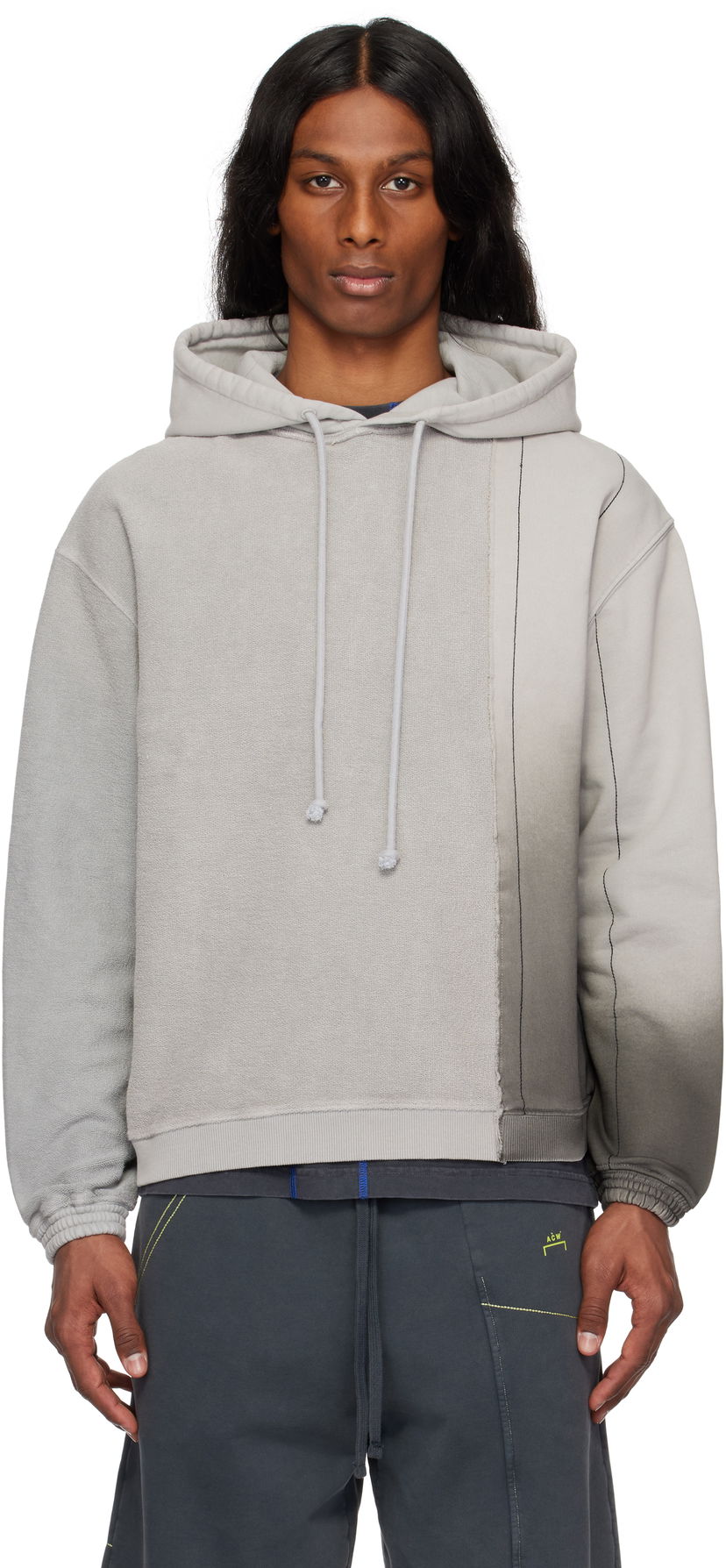 Huppari A-COLD-WALL* A-COLD-WALL* Dial Panel Hoodie Harmaa | ACWMW214