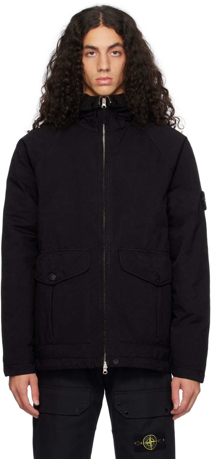 Takit Stone Island Down Jacket Musta | 811541649