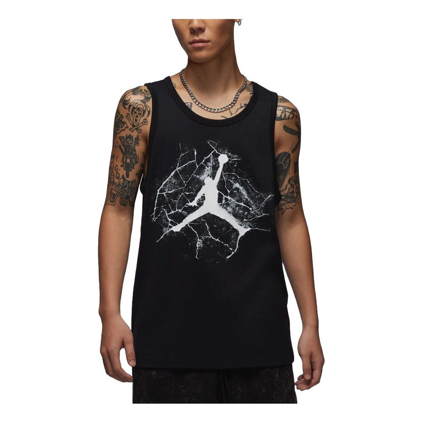 Tankkitoppi Jordan Air Jordan Shattered Graphic Tank Musta | FZ1942-010
