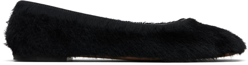 Vaatteet The Row The Row Square Ballerina Flats Musta | F1598-L315