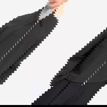 Takki Studio Nicholson Studio Nicholson Zip Through Jacket, Size Large Musta | FOLASNM-1320-GRA, 2