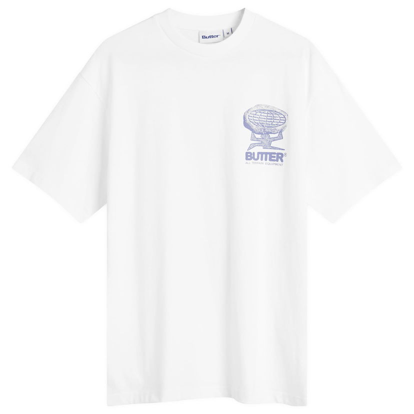 T-paita Butter Goods Terrain Graphic Tee Valkoinen | BG252107-WHT